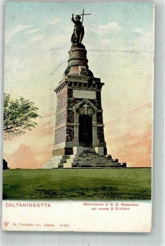 Caltanissetta Denkmal S.S. Redentore Monte S. Giuliano