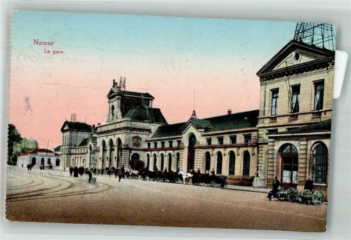 Namur 1915 Bahnhof Feldpost WK I 6. Armee