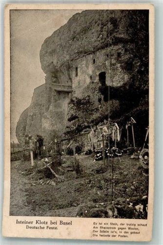 Efringen-Kirchen 1915 Isteiner Klotz bei Basel Landw.-Inf.-Rgt. Nr. 126 II. Bataillon Verpflegungs Offizier