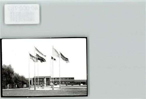 Otterndorf Ferien Sommerlager, Flaggen im Wind, Lifassäule, Magirus THW