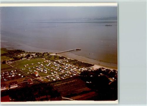 Krautsand Luftaufnahme Campingplatz