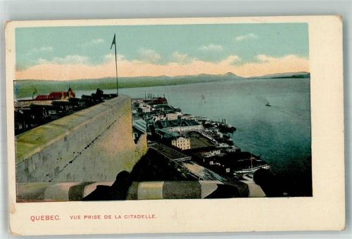 Quebec Zitadelle Blick auf den Hafen