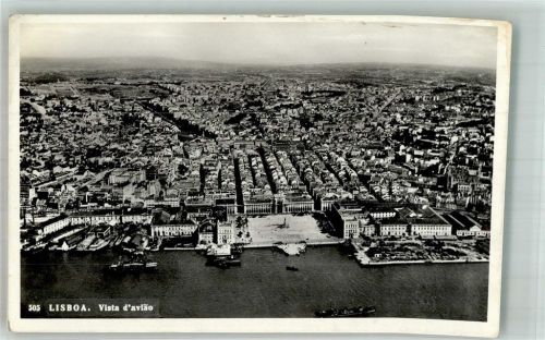 Lisboa 1953 Fliegeraufnahme
