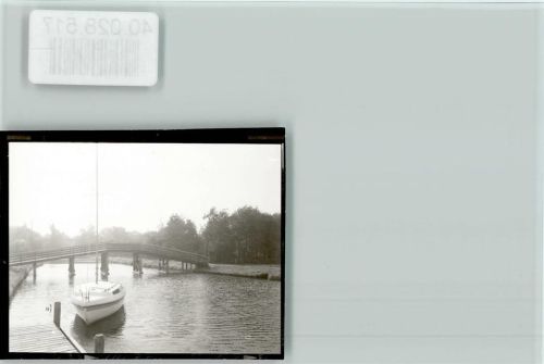 31558 W3055 Hagenburg b Wunstorf FOTO KEINE AK Segelboot Brücke