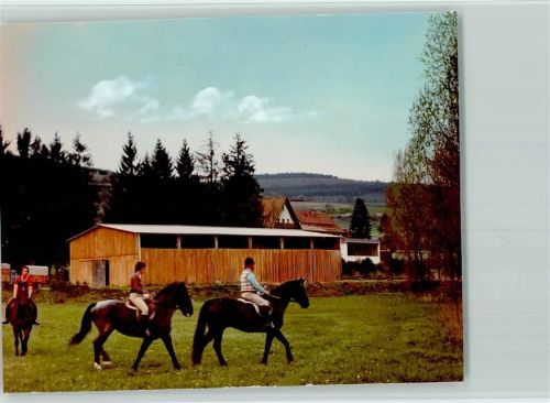 97794 W8786 Rieneck FOTO KEINE AK Reiterhof