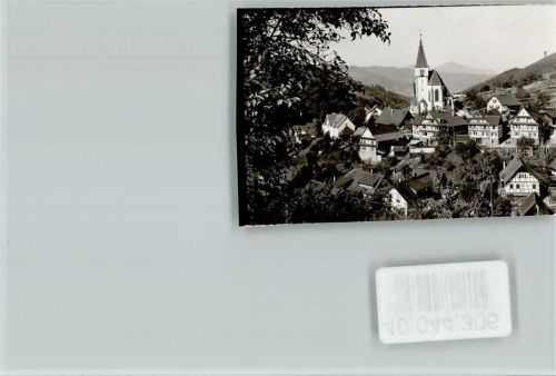76593 W7562 Reichental , Baden FOTO KEINE AK Kirche im Dorf