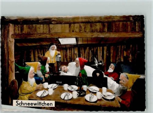 W5068 Altenberg , Rheinl Märchenwald Schneewittchen Sieben Zwerge Schneewittchen FOTO KEINE AK