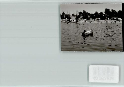 Garbsen Blauer See Schlauchboot Badestrand