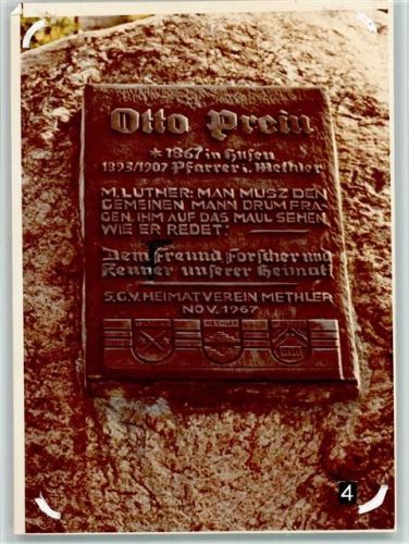 Kamen Otto Prein Gedenkstein