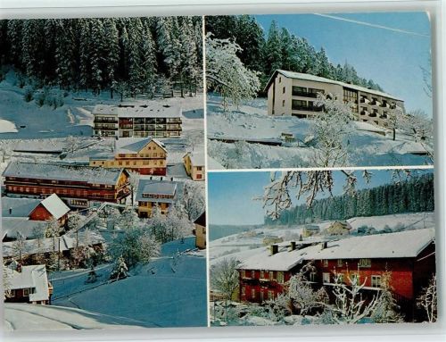 Tonbach Hotel Waldlust in verschneiter Landschaft