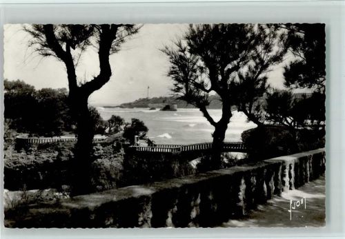 Biarritz Leuchtturm und Wellengang