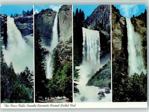 Yosemite The Four Falls Nevada Yosemite Vernal Bridal Veil