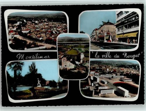 Montelimar Fünf Aufnahmen der Nougat Stadt AKU2