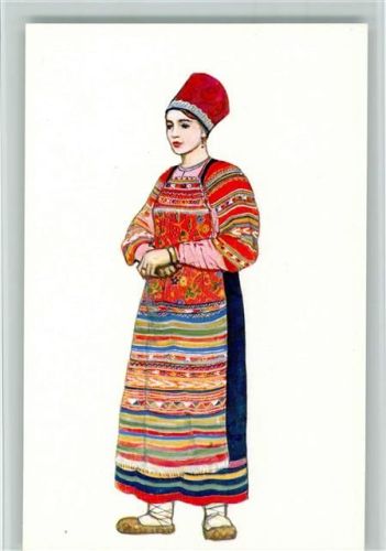 Russische Traditionelle Tracht