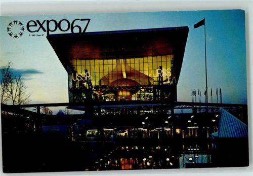 Montreal 1967 Expo Le Pavillon de L'Union Sovietique
