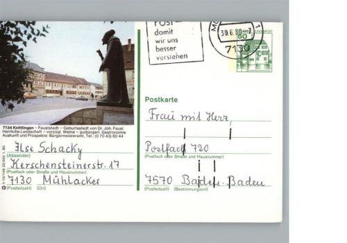 75438 W7134 Knittlingen - Knittlingen AKU1