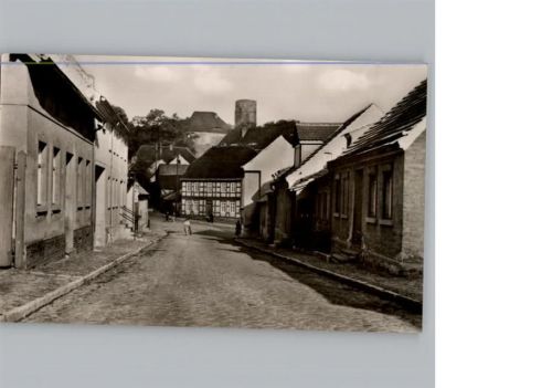 Belzig Bahnhofstraße mit Burg