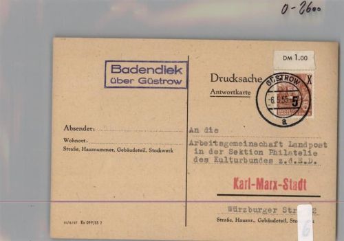 Badendiek Landpoststempel