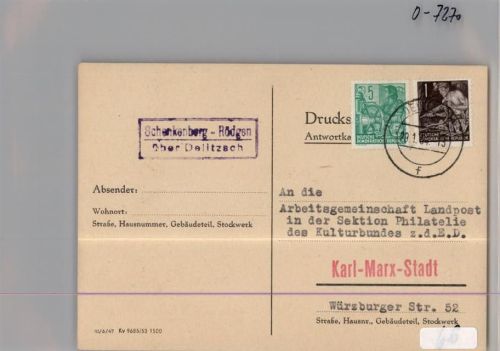 Schenkenberg Landpoststempel