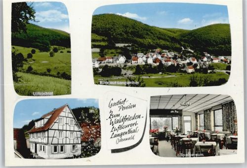 64757 W6932 Langenthal , Odenw - Gasthof Pension zum Waldfrieden