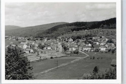 Niedershausen Feld Haus Baum Berg