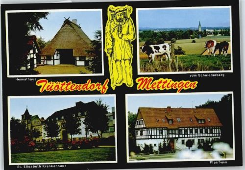 49497 W4532 Mettingen , Westf - Krankenhaus ,Pfarrheim
