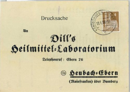 Ebern Dill's Heilmittel Drucksache