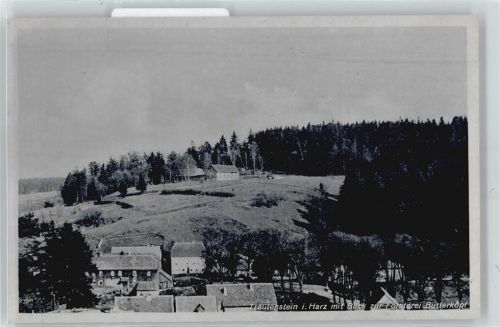 38899 O3721 Trautenstein - Wiese Wald Haus Försterei