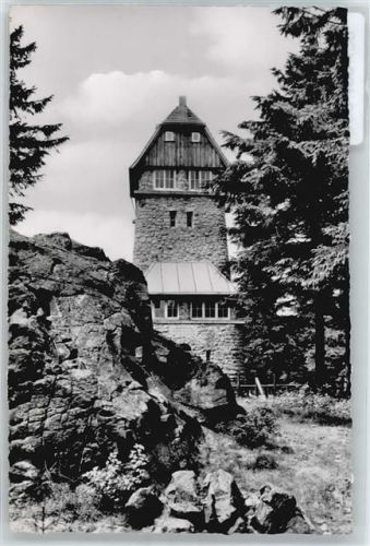38889 O3721 Altenbrak - Burg Felsen Baum