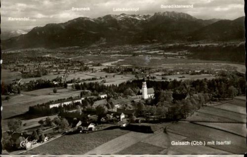 Gaißach Fliegeraufnahme
