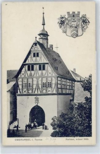 Oberursel Haus Fußgänger Baum