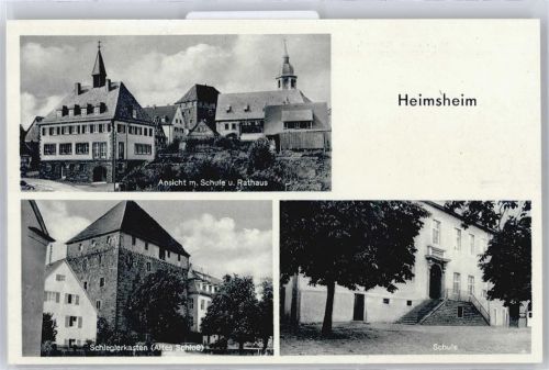 Heimsheim Schule Rathaus Schloss Schule