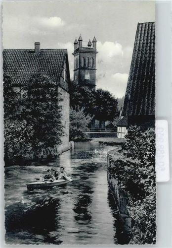 Wrexen Fluss Boot Baum Haus
