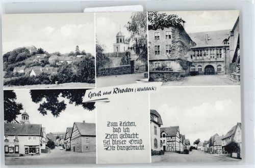 Rhoden Haus Baum Straße