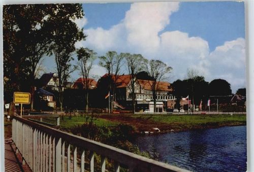 Schwabstedt Hotel zur Treene Fluss Flagge
