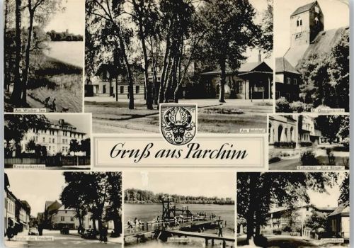 Parchim Bahnhof, Schwimmbad, Krankenhaus, Goetheallee, Straße des Friedens