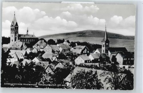 Gebhardshain Gesamtansicht, Kirchtürme