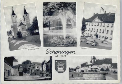 Schöningen Kirche, Rathaus, Stadtpark, Burg, Markt