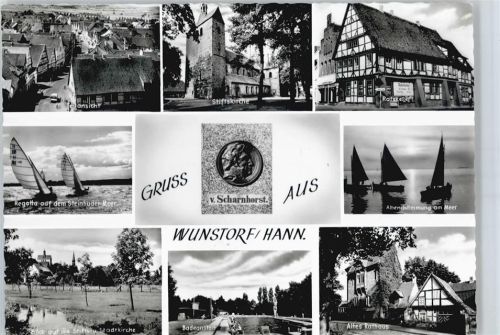 Wunstorf Kirche Meer Schwimmbad Rathaus