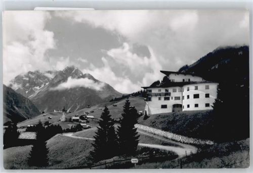 88361 W7963 Hirschegg , Württ - Panorama Berg Kirche