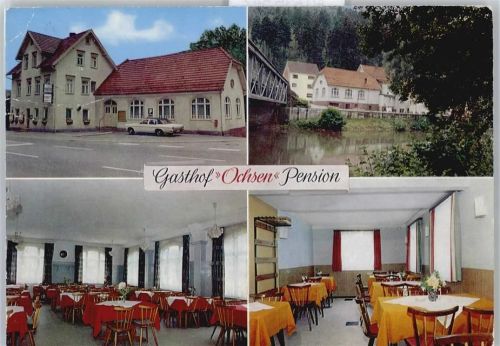 75399 W7267 Unterreichenbach , Kr Calw - Gasthaus zum Ochsen
