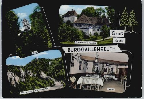 Burggaillenreuth Pension - Café - Restaurant Forsthaus Burggaillenreuth, Familie E. Dötzer