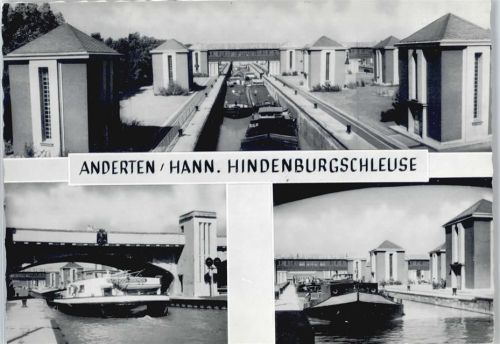 Anderten Hindenburgschleuse, Schiff