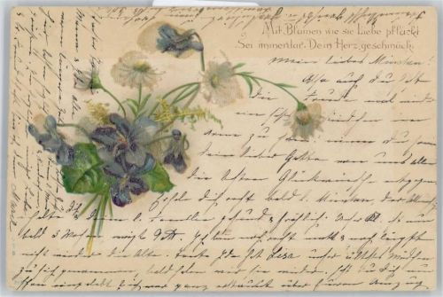 Blumen , Marke entfernt