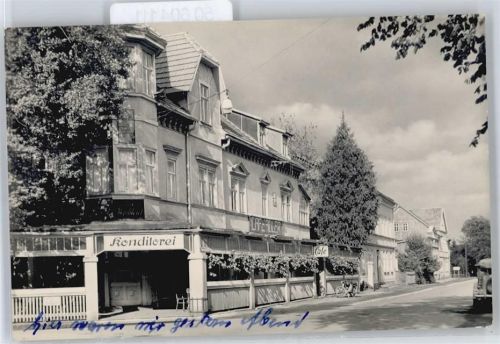 Georgenthal Bahnhofstraße, Konditorei, Café Adker