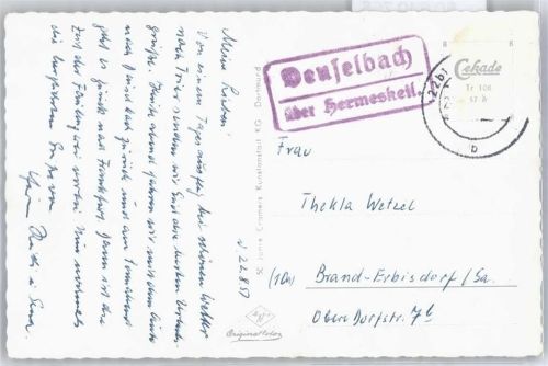 Deuselbach Landpoststempel, Trier Porta Nigra, Römerbrücke, Hauptmarkt, Amphitheater, Simeonsstift, Kaiserthermen, Dom