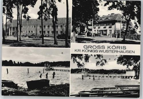 15746 O1604 Groß Köris - Polytechnische Oberschule, Berliner Straße, badestelle, strandbad