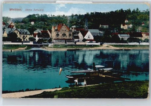 Wehlen Stadt Schiff, Teilansicht