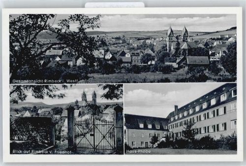 Rimbeck Gesamtansicht, FRiedhof, Haus-Phöbe