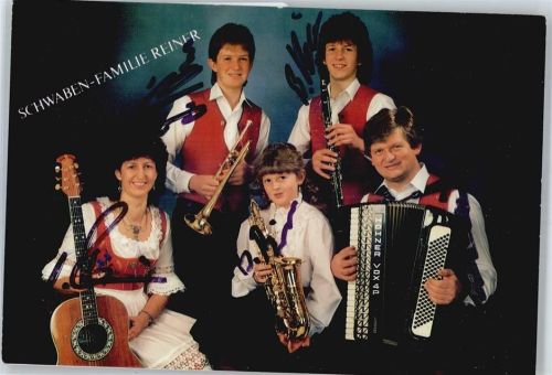 Schwaben Familie Reiner , signiert AKU2 Schlagersänger